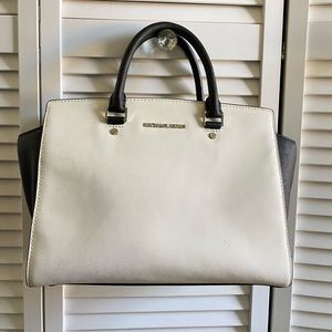 Michael Kors Black and White Purse
